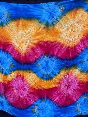 Vibrant Tie-Dye Bathing suit cover or Tapestry